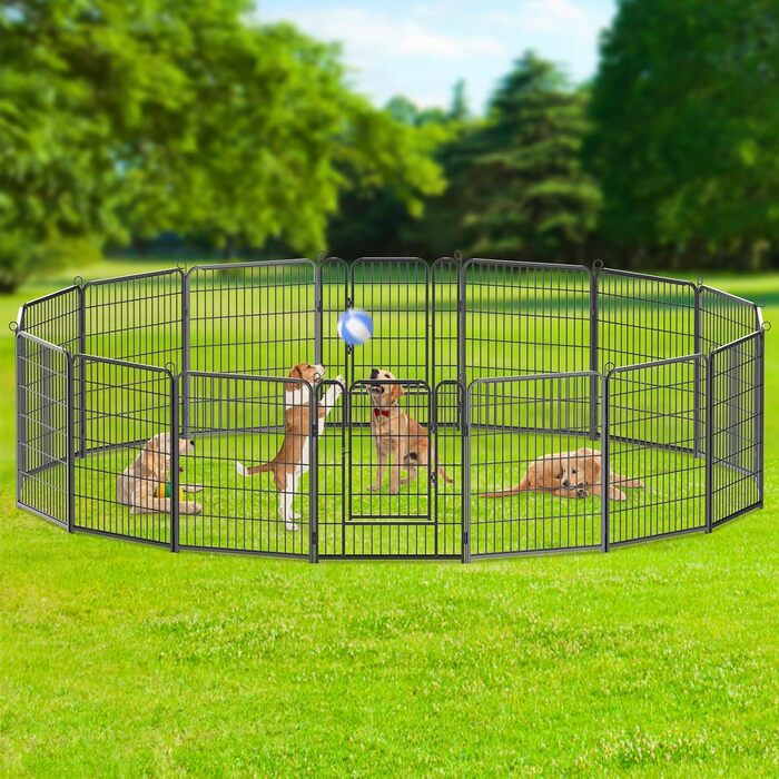 Клітка для цуценят Arvioo: безпечний простір для ігор, 65 x 80 см, 16 перегородок