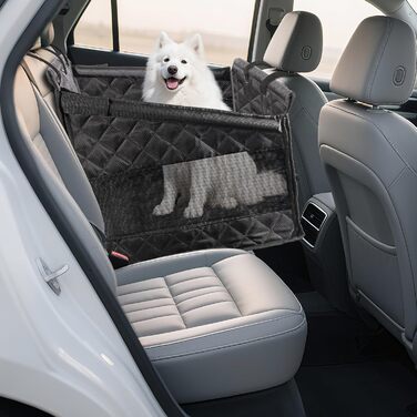 Підвищення для собак у машину: зручне крісло-підвищення для великих та середніх собак, чорний колір