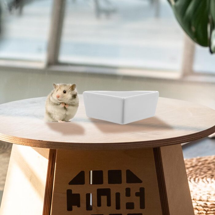 Керамічна годівниця для тварин PATKAW: миски для хом'яків, морських свинок, їжаків, білих тварин