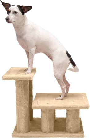 Сходи для тварин Furhaven Steady Paws, 3-ступеневі, коричневі, для високих ліжок і диванів
