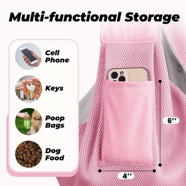 Сумка-переноска для собак та котів, рожева, для подорожей, для цуценят