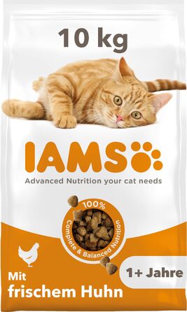 Сухий корм для котів IAMS з куркою для дорослих від 1 до 6 років, 10 кг