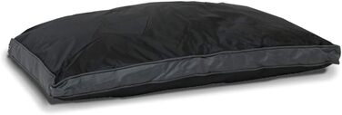 Водонепроникна лежанка для собак XXL 120x80 см, чорна, міцна, для вулиці (Dino)