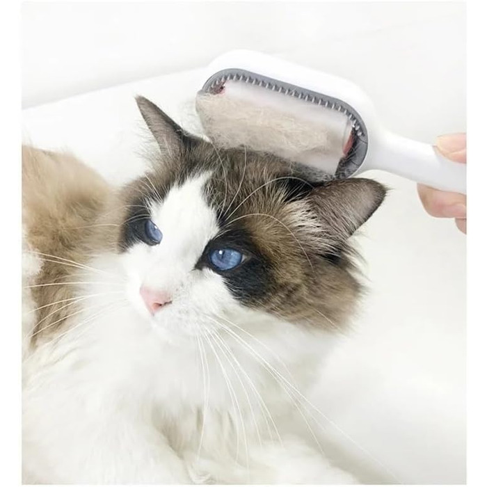 Бурштук для догляду за шерстю котів та собак: щітка для довгошерстих та короткошерстих, гребінець для тварин, видалення шерсті, масаж