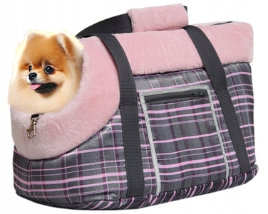 Хутряна сумка-переноска для собак: шпіц, чихуахуа, мальтіпу, мальтезе