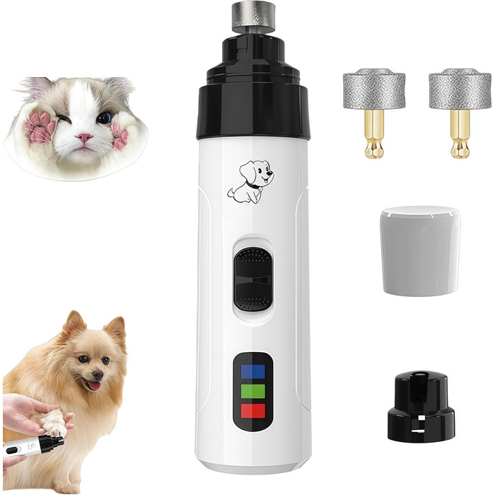 Keleno TrimNox Pro: тиха, ергономічна машинка для грумінгу тварин (2 насадки)