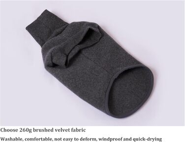 Флісовий теплий нашийник для собак з ніжками, пуловер для Італійських віндхундів, Whippet, Lurcher, Німецької доги, Pharaoh Hound, Bedlington Terrier (Колір: Сірий, Розмір: M) Medium Сірий