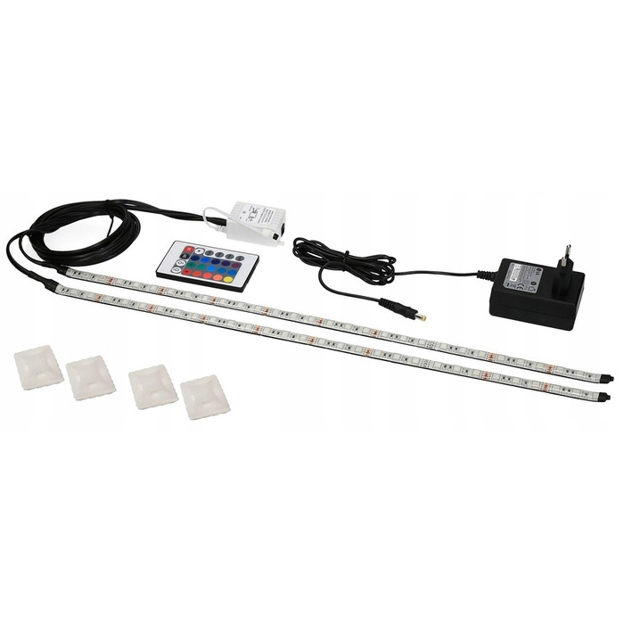 LED-освітлення для акваріума: лампа для Малаві, 16 кольорів, 2x110 см, IP68, RGB
