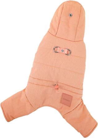 Зимовий одяг для собак: тепла куртка-худі для маленьких собак, 2XL, оранжева | Зручні зимові куртки для собак