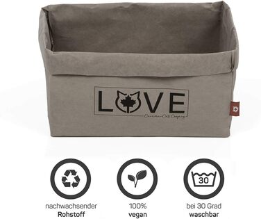 Ліжко для котів CanadianCat Katzenbett 45x35x35 см - затишне гніздо з картону та паперу