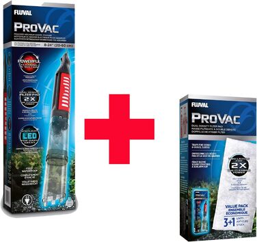 Гравійний пилосос Fluval Pro VAC для акваріума з запасним фільтром