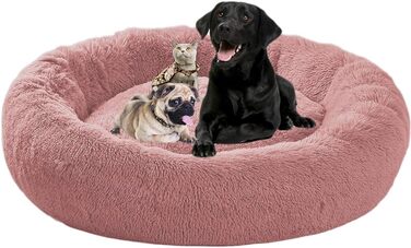 Ортопедичне ліжко для собак великих порід, XL, плюшеве, 110/120 см, з подушкою, миється