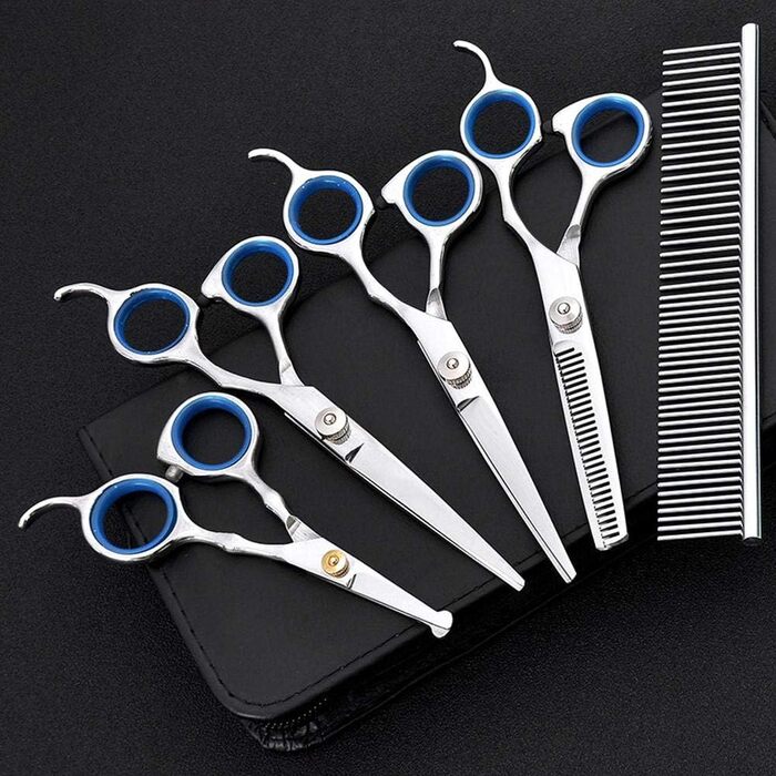 Професійна витончувальна ножиця для грумінгу тварин, легка та міцна (6 шт.)