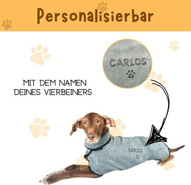 Рушник для собак Luminoza: мікрофібра, швидко сушить, для собак та котів (Сірий)