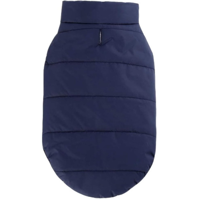 MISSMAO Теплий зимовий одяг для собак - флісова куртка з підкладкою, світловідбиваюча, для легкості одягання та зняття (S, Marine)