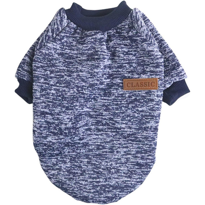 Теплий собачий светр для осені/зими (Морська хвиля, XS)