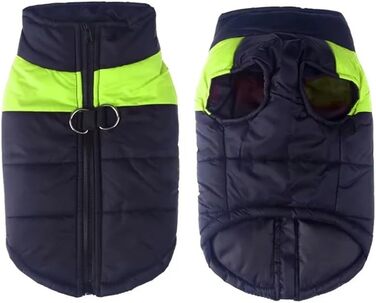 Зимовий одяг для собак, теплий, водонепроникний, для великих, середніх та маленьких собак, Golden Retriever (зелений, розмір 3XL), зелений 3XL