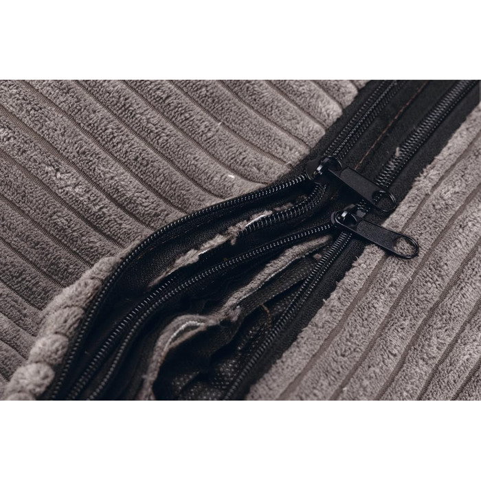 Крісло-лежанка для собак Lotte Ribbed, коричневе, 65x60x20 см