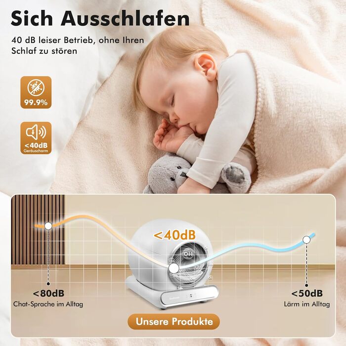 Автоматичний лоток для котів Katzenklo Selbstreinigend 65L з APP-керуванням, великий, для кількох котів, знімний контейнер для піску