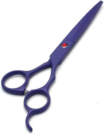 Професійна ножиця для собак, вигнута ножиця, ножиці для догляду за шерстю собак, набір BeautyScissors, підходить для стрижки шерсті тварин (фіолетовий)