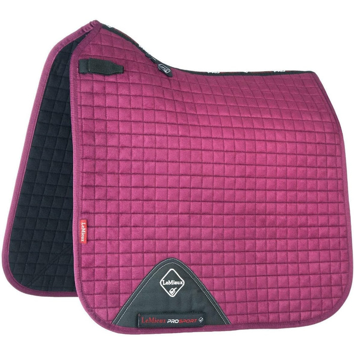 LeMieux Luxury Dressage Schabracke sage — Люксовий вальтрап для виїздки, м'який, колір шавлія