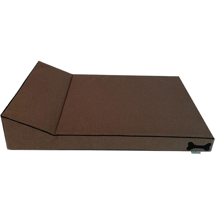 Кілимок для собак FORTISLINE Everest: міцний, водонепроникний, 120x80x9 см, коричневий
