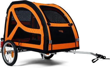 TrendPet DogBus L - велосипедний причіп для собак, великих порід, на алюмінієвій рамі