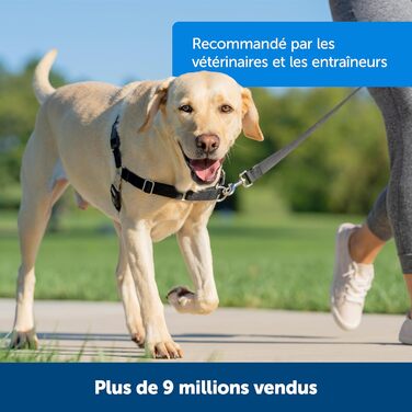 Шлейка для собак PetSafe Easy Walk чорна, середній/великий розмір