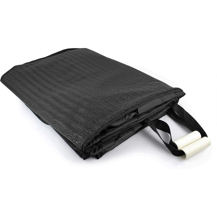 Автомобільний аксесуар для собак Todeco: зручний, миючий, знімний автокрісло для великих та середніх собак з фіксатором, кишенями та водонепроникним покриттям (чорний)