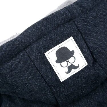 Зунеа - теплий зимовий одяг для собак, чорний, розмір XXL (шия 35см, спина 40см, груди 52см)