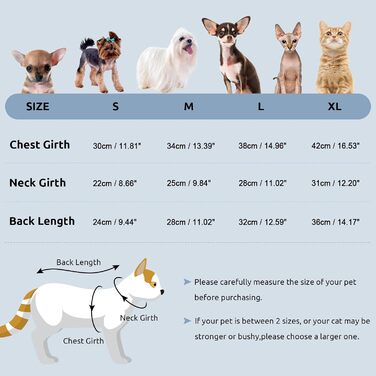 Пуловер для котів без шерсті Citétoile, теплий зимовий пуловер для котів та маленьких собак (XL, блакитний)