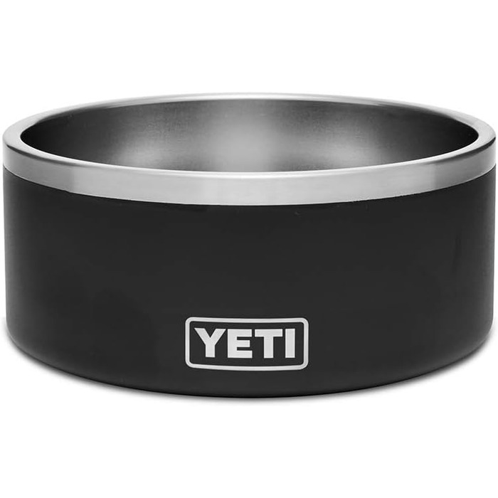 YETI Boomer 8 - Миска для собак з нержавіючої сталі, чорна, 1.8 л, протиковзна