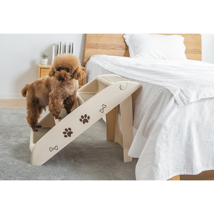 Сходинки для домашніх тварин Lanco: для котів та собак, 4 сходинки, міцний та неслизький матеріал, 50 x 38 x 38 см