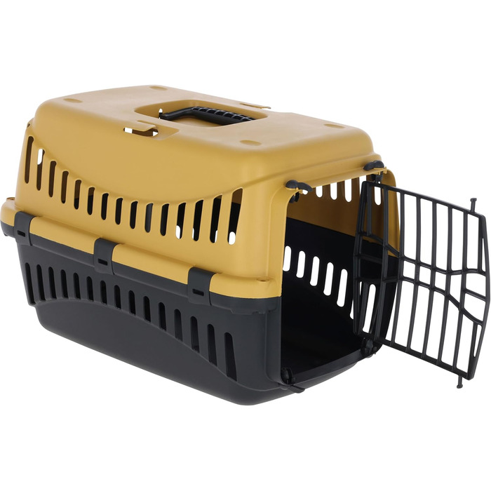 Kerbl Pet Transportbox Expedion: переносна переноска для собак та котів, 45x30x30 см, пластик