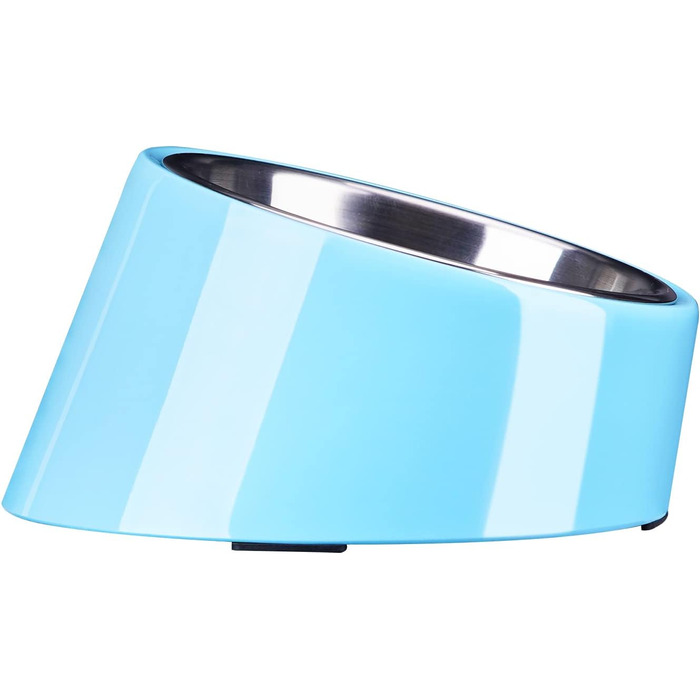 Нахилена годівниця для собак та котів SuperDesign 15°, зелений меламін, 600 мл