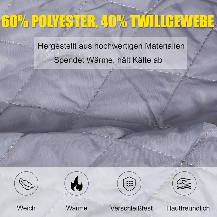 Зимовий теплий одяг для собак FeimaX: вітронепроникна куртка для середніх та великих собак. Відображає світло, регулюється, з D-кільцем. Чорний колір, розмір 4XL