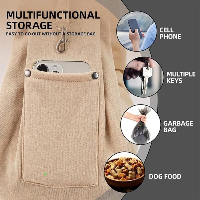 Сумка-переноска для котів та цуценят, наплічна, з кишенею, хакі