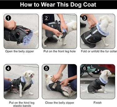 Водонепроникний теплий зимовий одяг для собак: куртка з отвором для повідка, для чихуахуа, французького бульдога, малих та середніх порід