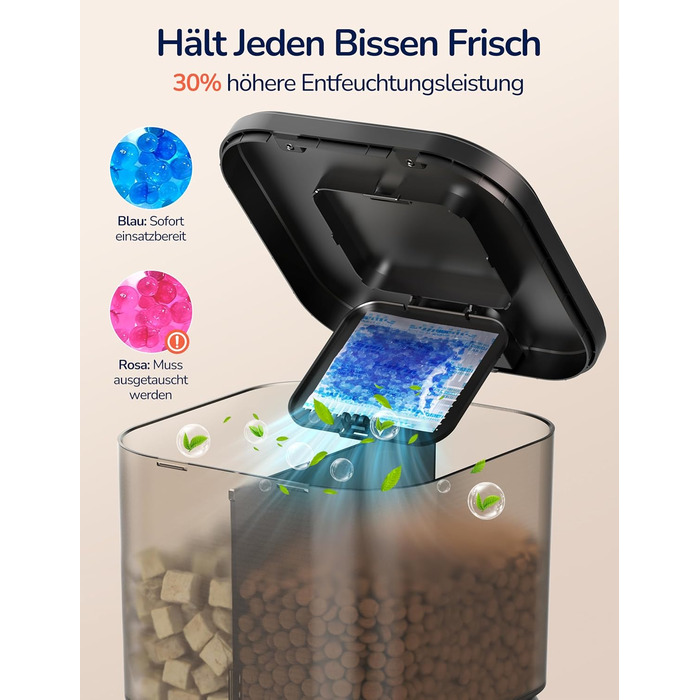 Автоматичний годівник для котів PalNests 4L з Wi-Fi, програмований таймер, керування через додаток, для котів та собак