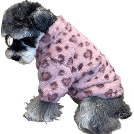 Рожева флісова куртка для собак на зиму, теплий одяг для цуценят на блискавці, м'яка термо-куртка для котів та домашніх тварин, рожевий колір, XL