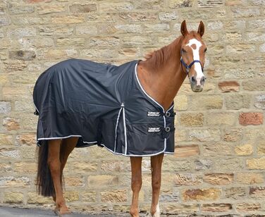 Turner Equestrian Pferdedecke Ripstop, легка, водонепроникна, 50 г, чорна