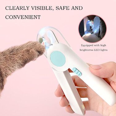 Ножиці для собак | Ножиці для стрижки кігтів, догляд за лапами, інструмент для шліфування дрібних тварин, птахів, кошенят, стрижка кігтів для догляду за домашніми тваринами (блакитні)