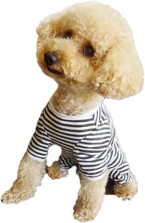 Захисний боді для собак після операції Kukater: захист ран, алергії, линька (XL, чорно-білі смуги)