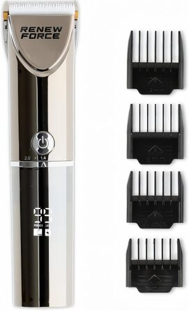 Електрична машинка для стрижки собак та котів Retoo з 4 насадками та регулюванням довжини