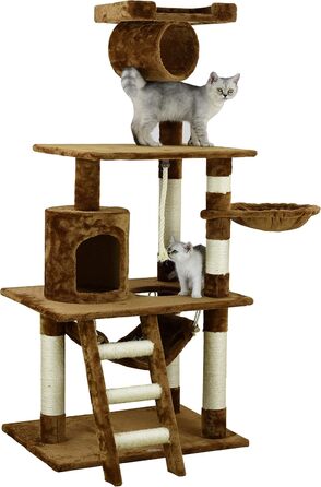 Дряпка для котів Go Pet Club, 157 см, коричнева, модель F68