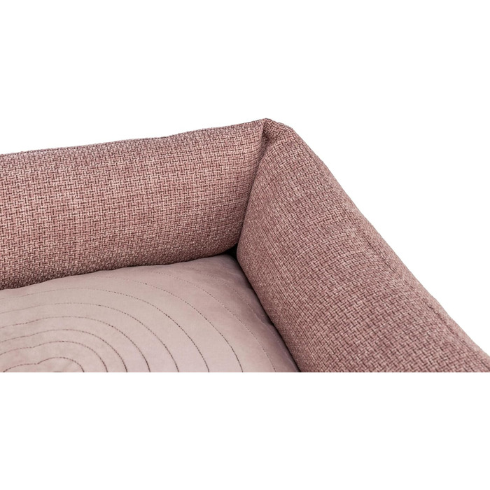 ТRIXIE Viviana – лежанка для собак, 60x50 см, рожева, з м'яким велюровим покриттям, кошик для собак, інтегрована подушка, антиковзаюче дно, м'яка та миється. 37543 L 60 x 50 x 16 см