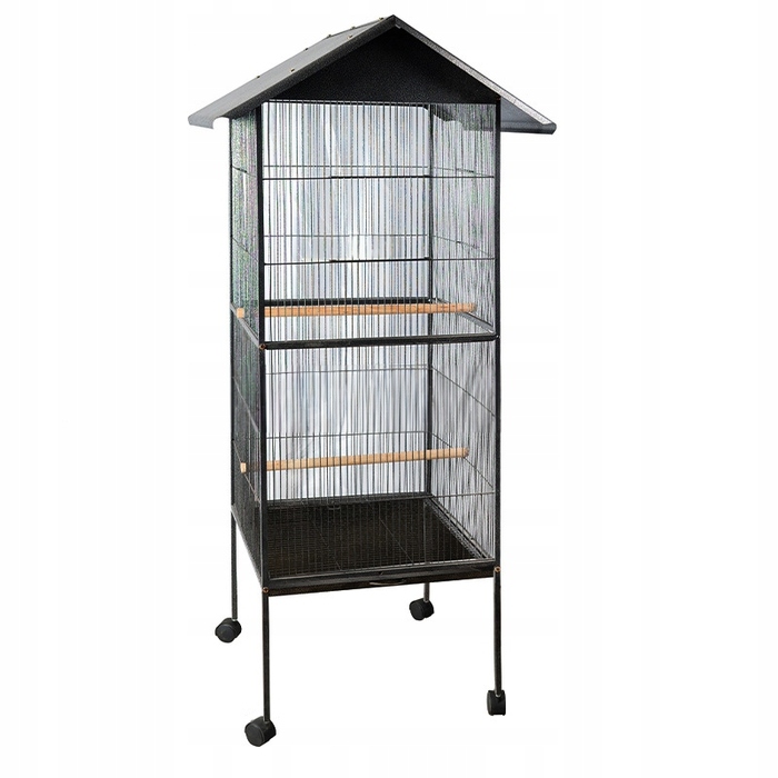 Клітка Wideshop 52 x 52 x 157 см, чорна