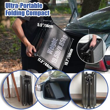 Рампа для собак BACOENG 180 см, автоматичне складання, з антиковзким килимком, для автомобілів, вантажівок та SUV