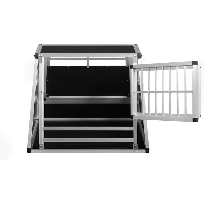 Транспортний бокс Transportbox N36 для собак, алюміній, 70x86x68 см, з аварійним виходом