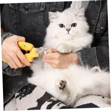 Тримач для стрижки кігтів для собак та котів BESPORTBLE з LED-підсвічуванням (3 шт.)